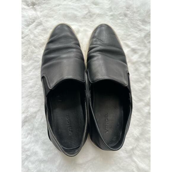 Vince Garvey Slip On Leather Sneaker Size US 8 M Retail $250 - Picture 4 of 10